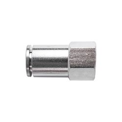 Metal Pu Fitting Straight 10mm 1/4